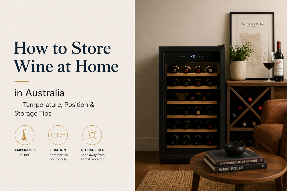 How to Store Wine at Home in Australia - Temperature, Position & Storage Tips