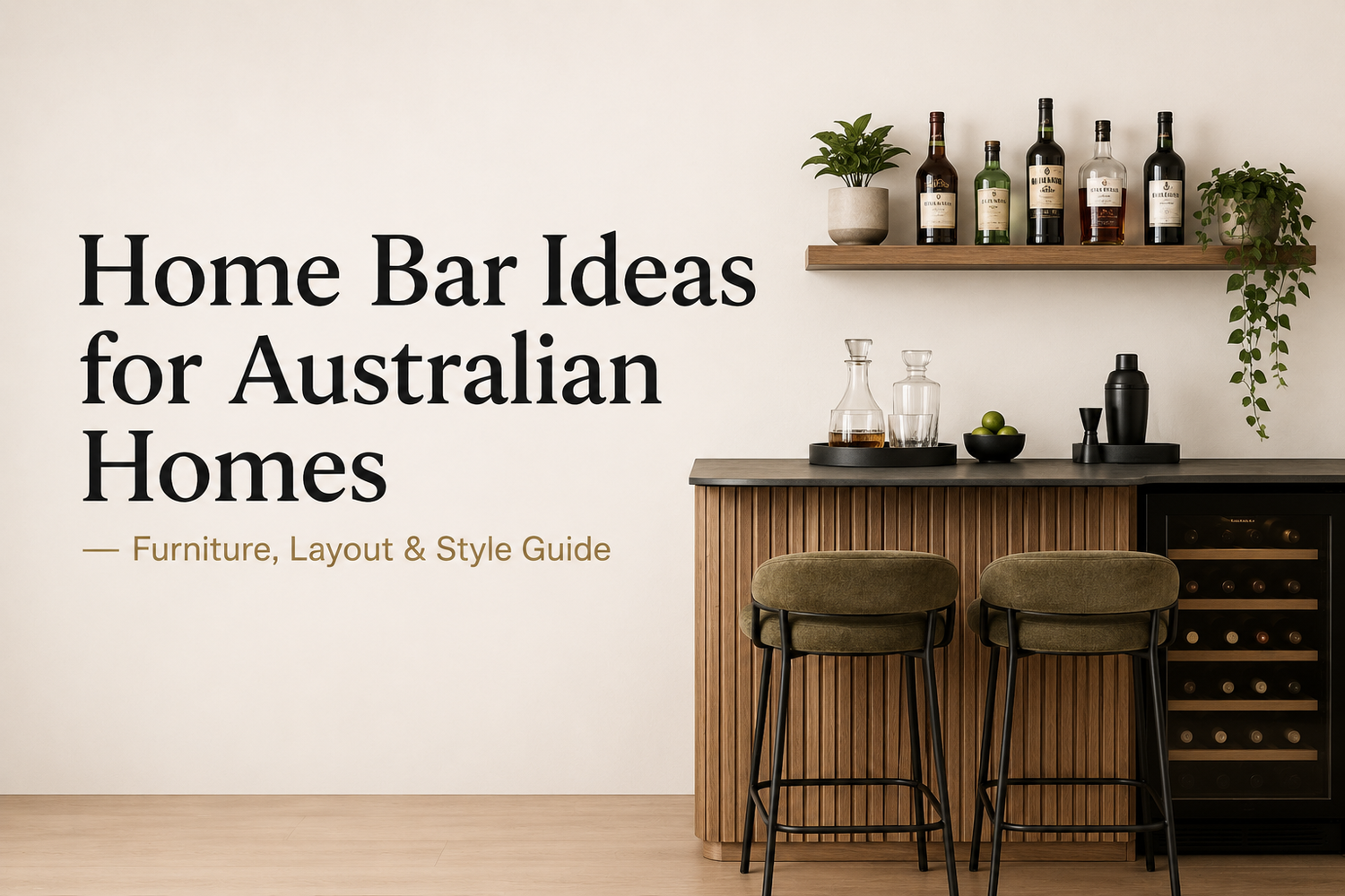 Home Bar Ideas for Australian Homes - Furniture, Layout & Style Guide