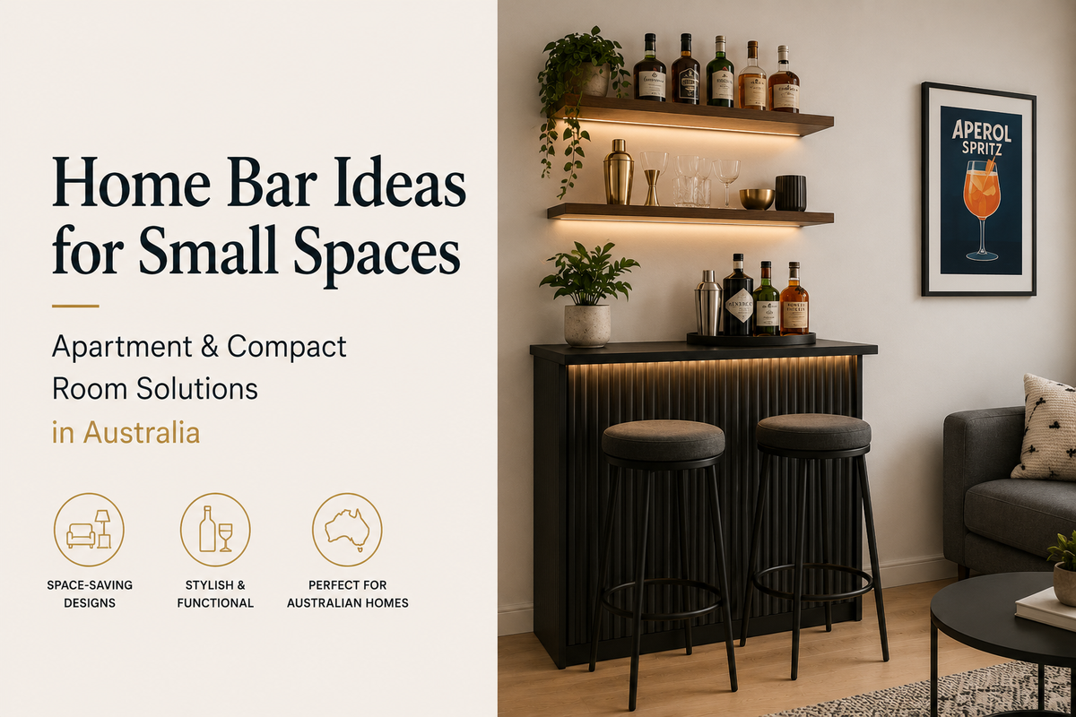 Home Bar Ideas for Small Spaces - Apartment & Compact Room Solutions in Australia