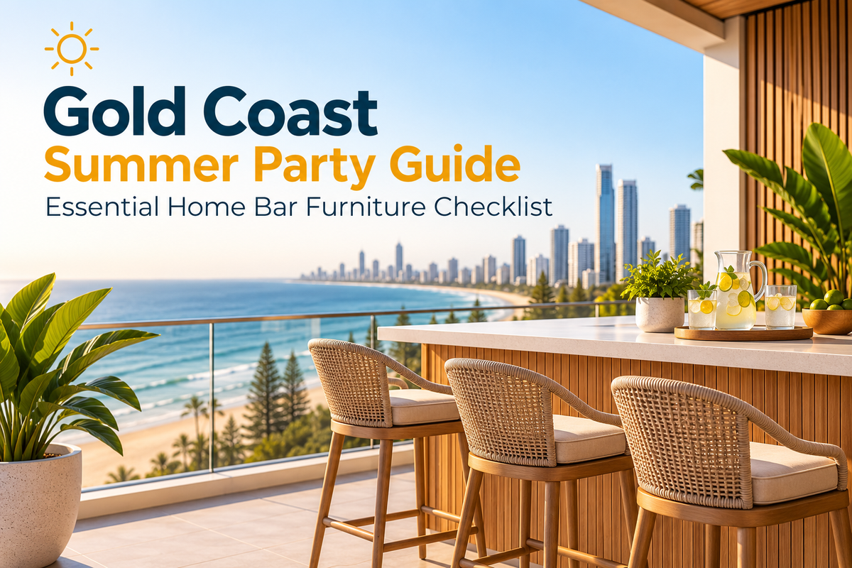 Gold Coast Summer Party Guide: Essential Home Bar Furniture Checklist