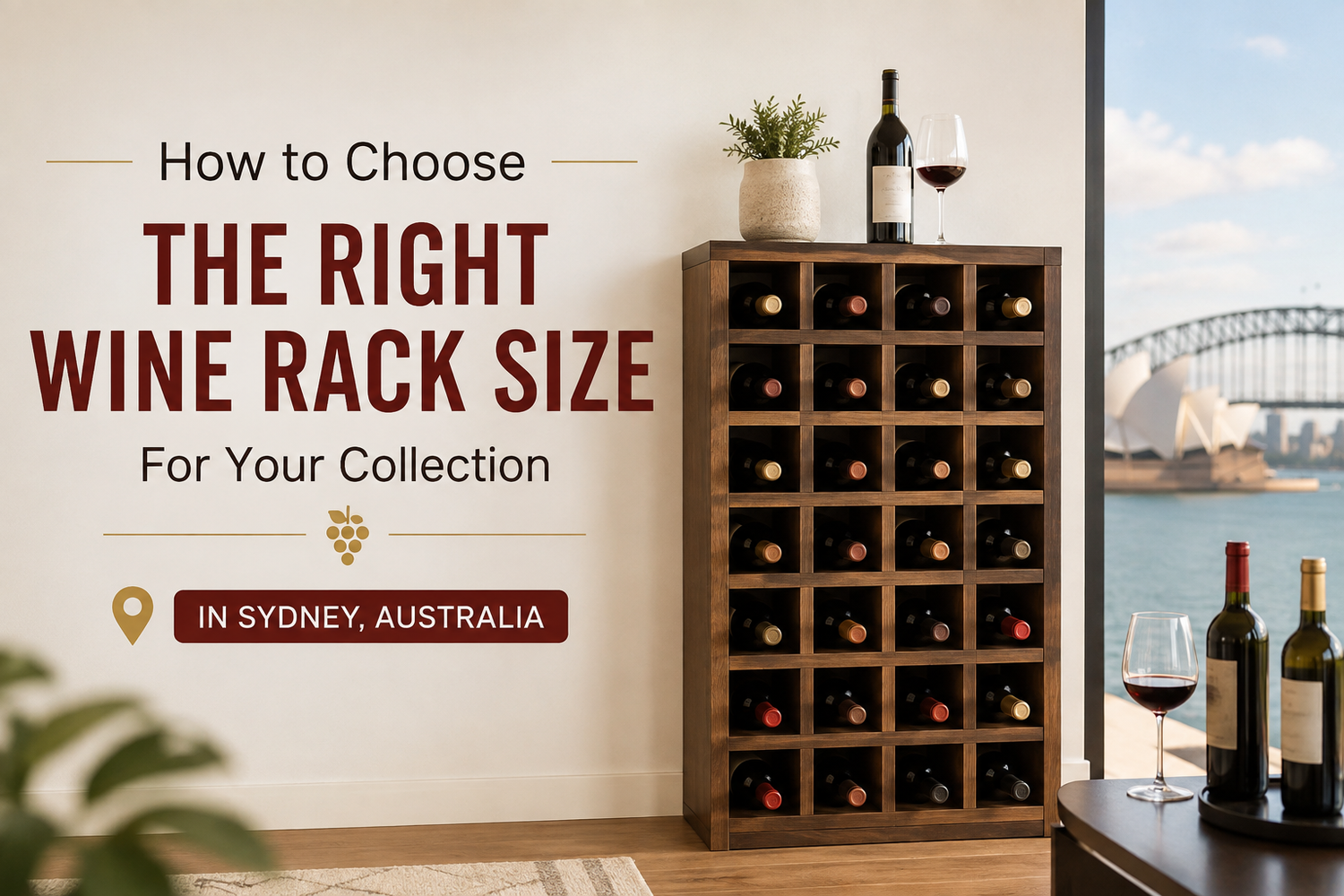How to Choose the Right Wine Rack Size for Your Collection in Sydney, Australia