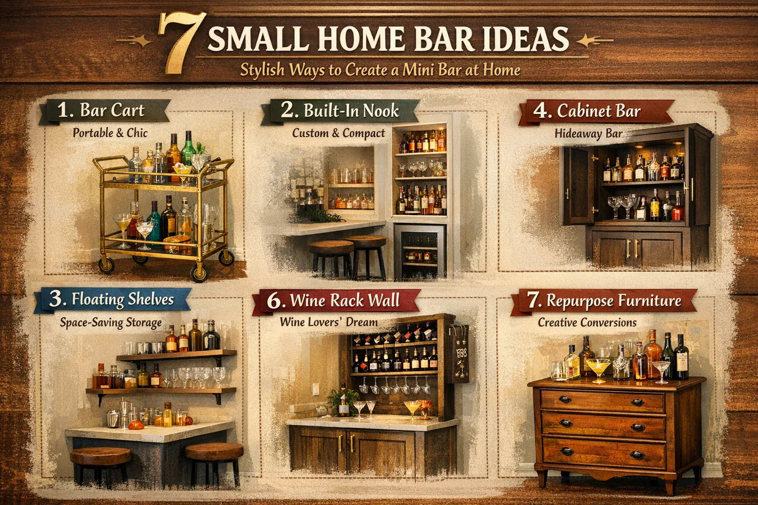 7 Small Home Bar Ideas: Stylish Ways to Create a Mini Bar at Home