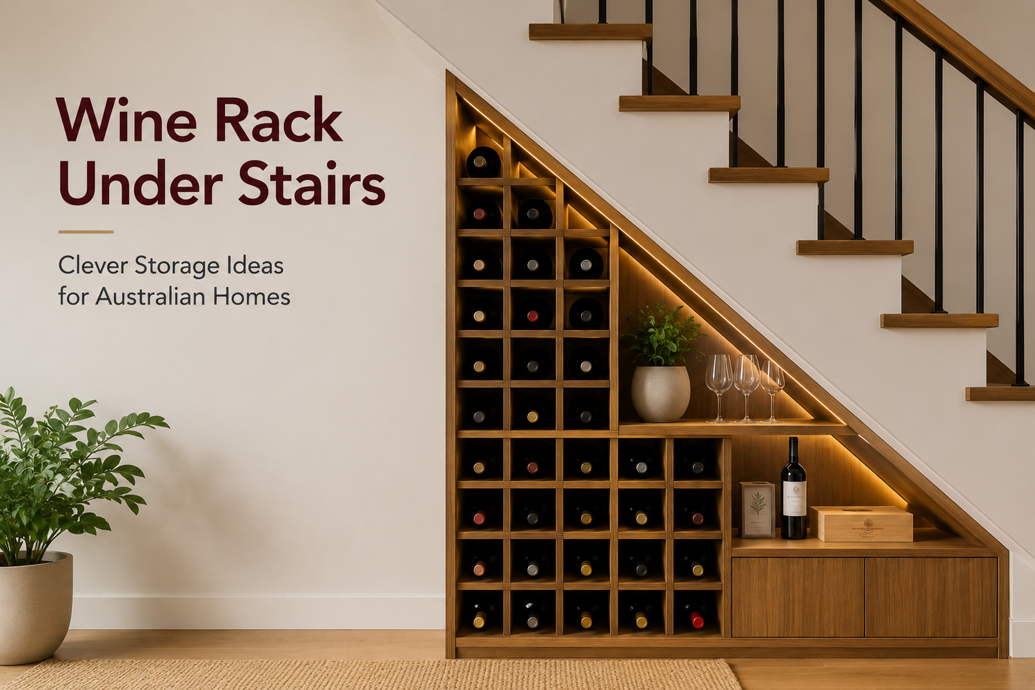 Wine Rack Under Stairs — Clever Storage Ideas for Australian Homes