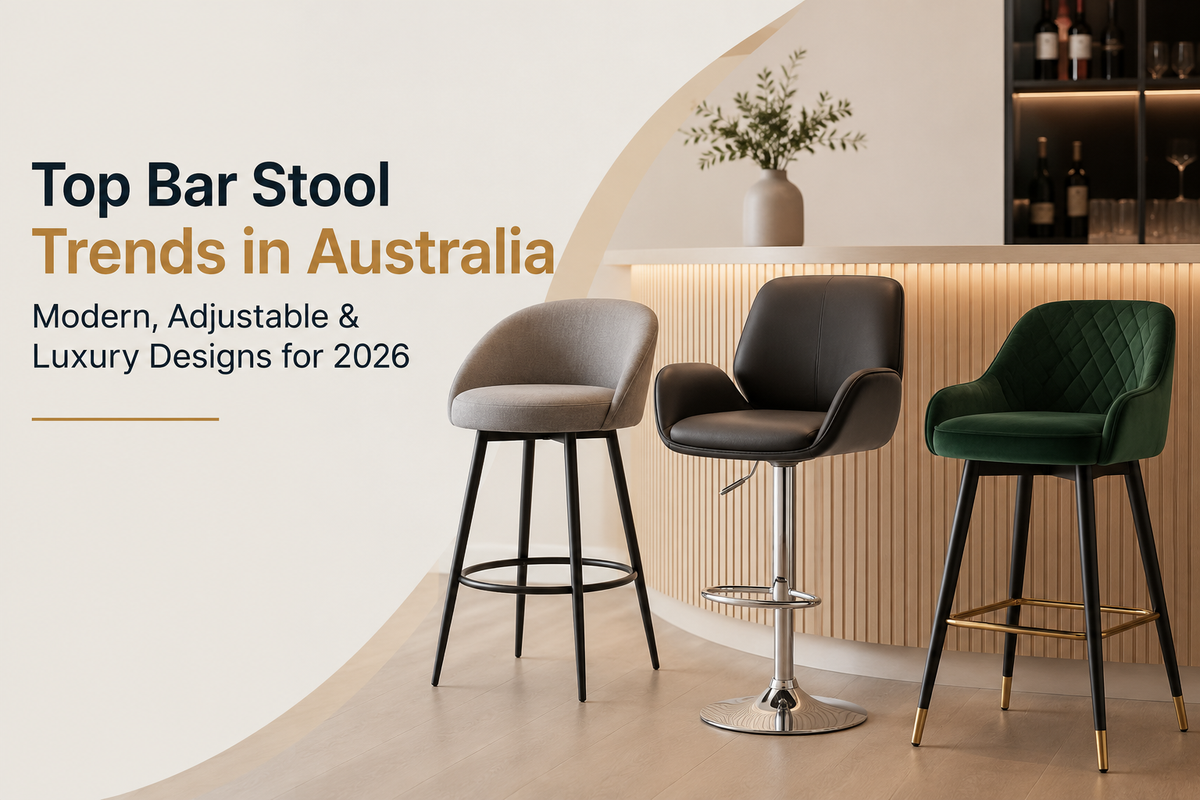 Top Bar Stool Trends in Australia: Modern, Adjustable & Luxury Designs for 2026