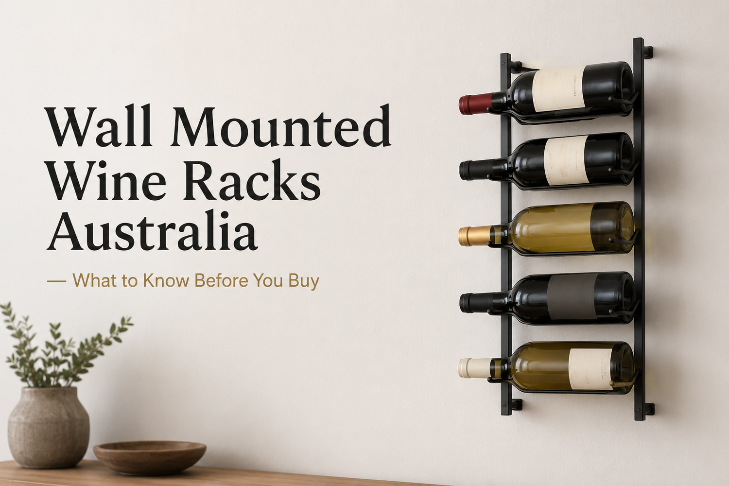 Wall Mounted Wine Racks Australia - What to Know Before You Buy