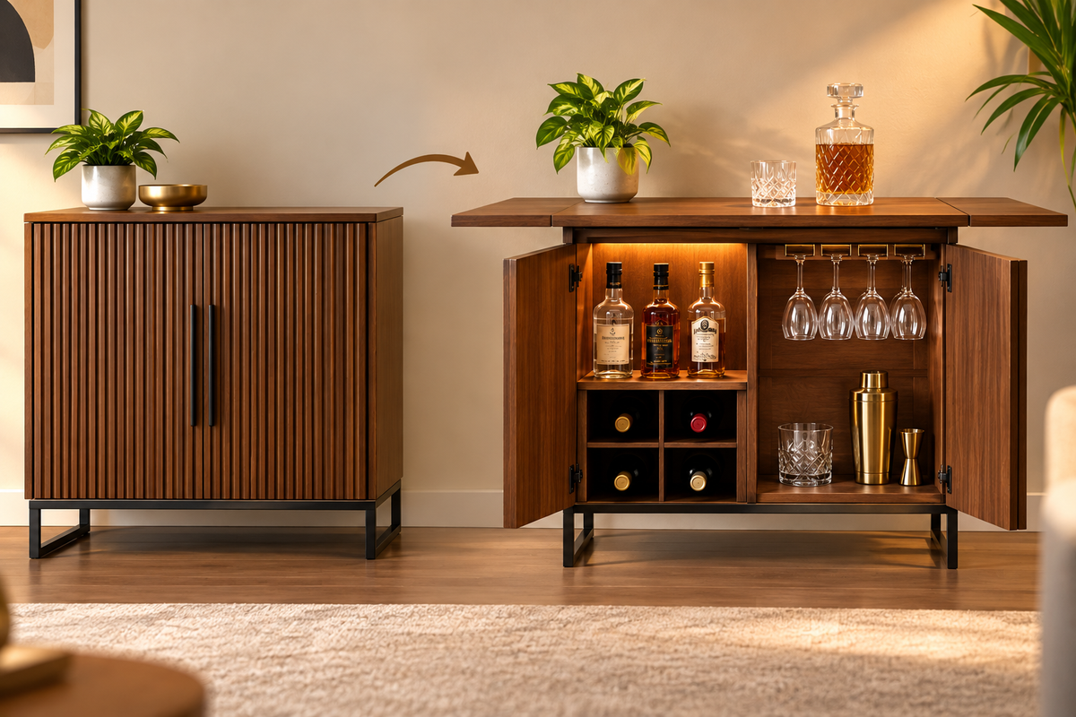 How to Make an Expandable Bar Cabinet: A Step-by-Step DIY Guide