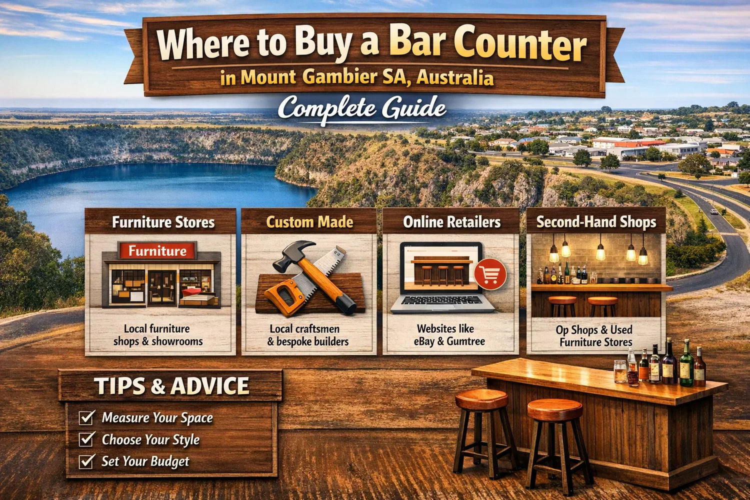 Where to Buy a Bar Counter in Mount Gambier SA, Australia – Complete Guide