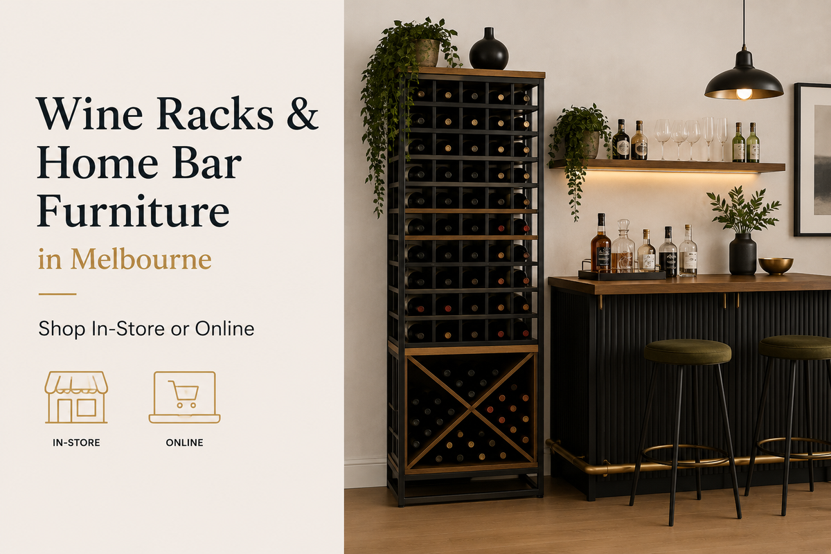 Wine Racks & Home Bar Furniture in Melbourne - Shop In-Store or Online