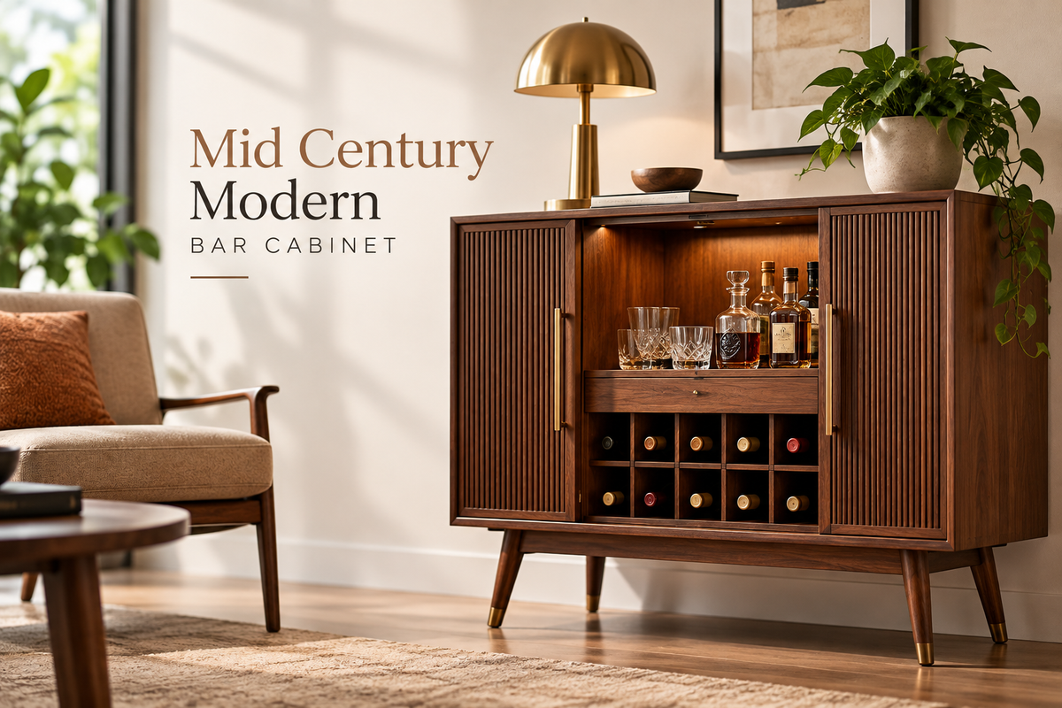 Mid Century Modern Bar Cabinet: A Stylish Guide for Your Home