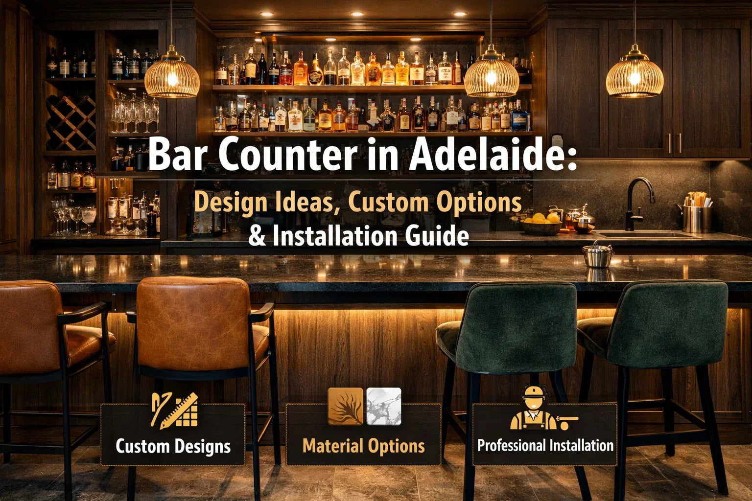 Bar Counter in Adelaide: Design Ideas, Custom Options & Installation Guide