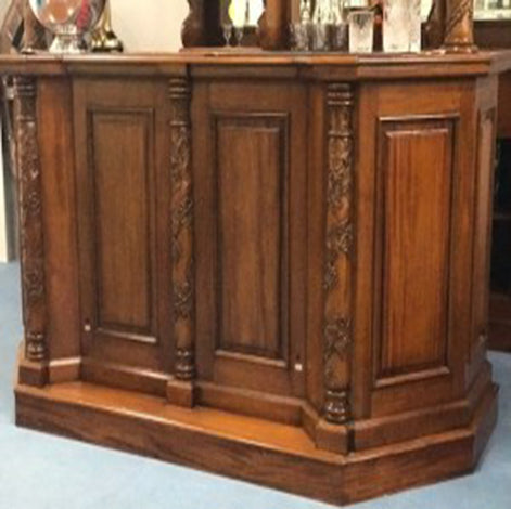 Mahogany Vintage Pub Canopy Bar
