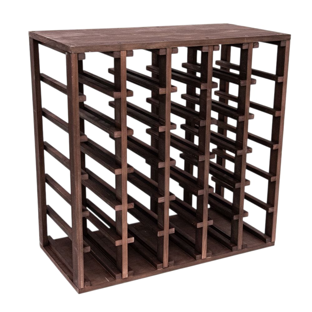 30 Bottle Lattice Wine Cubes Black