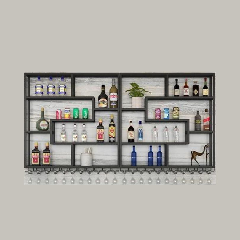 Melbourne Wall Mounted Industrial Bar Shelf