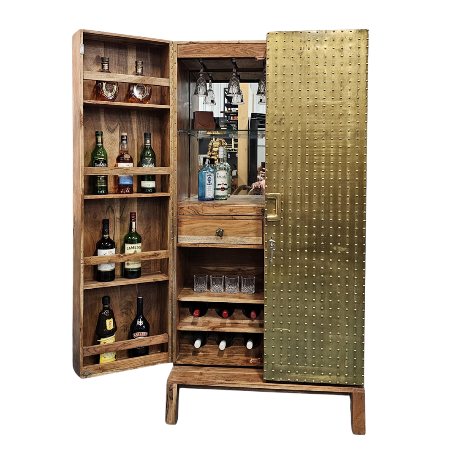 Brass Drinks Cabinet
