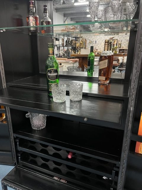 Azura Solid Wood Bar Cabinet