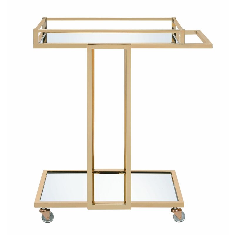 Ditsy Bar Cart - Gold