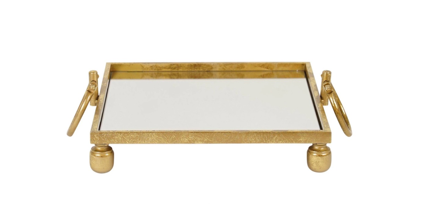 Square Mirror Tray
