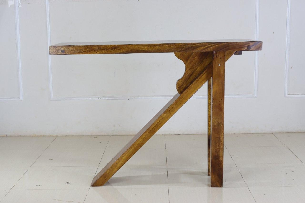 Solid Brown Bar Table
