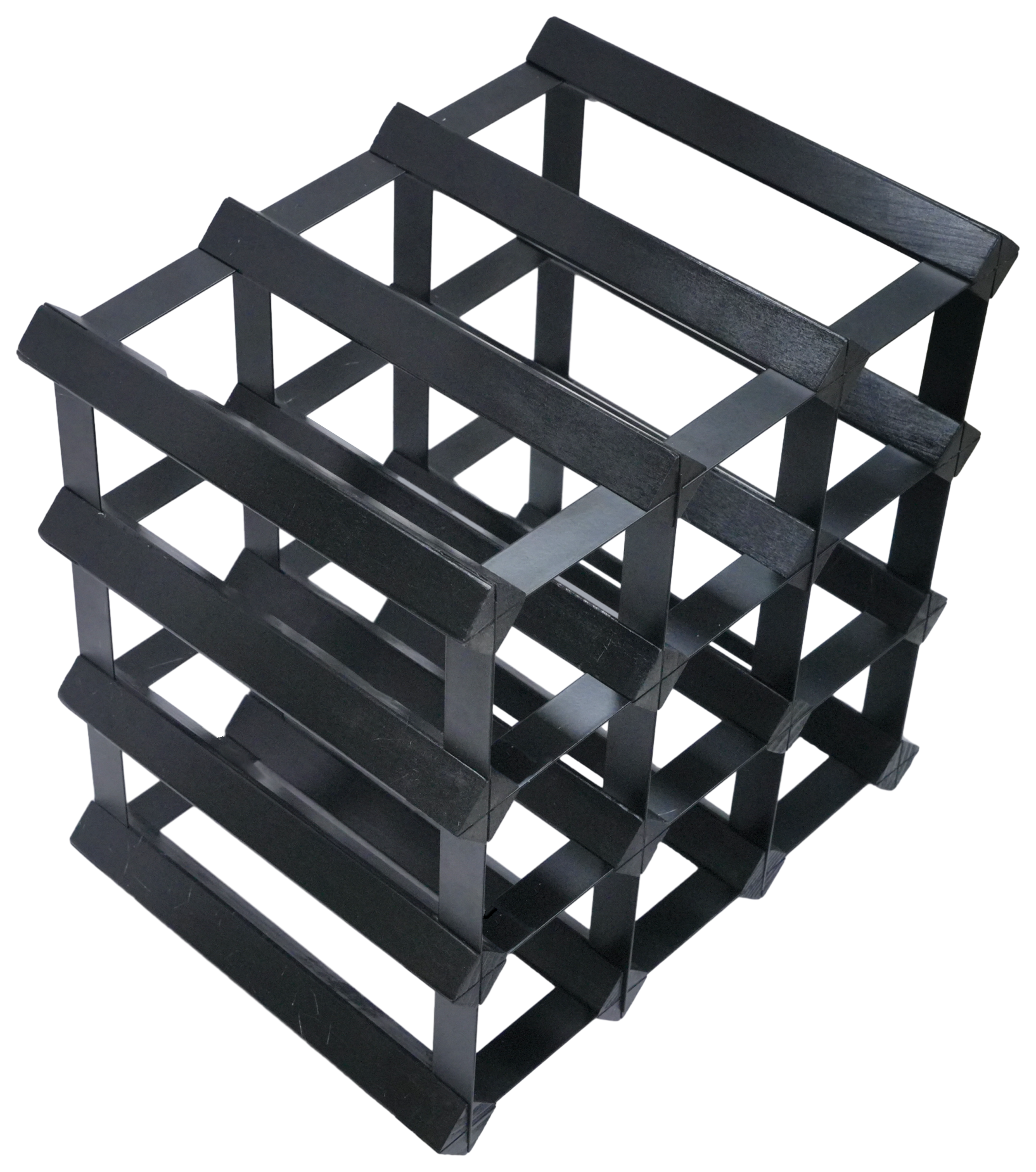 12 Bottles Timber Wine Rack