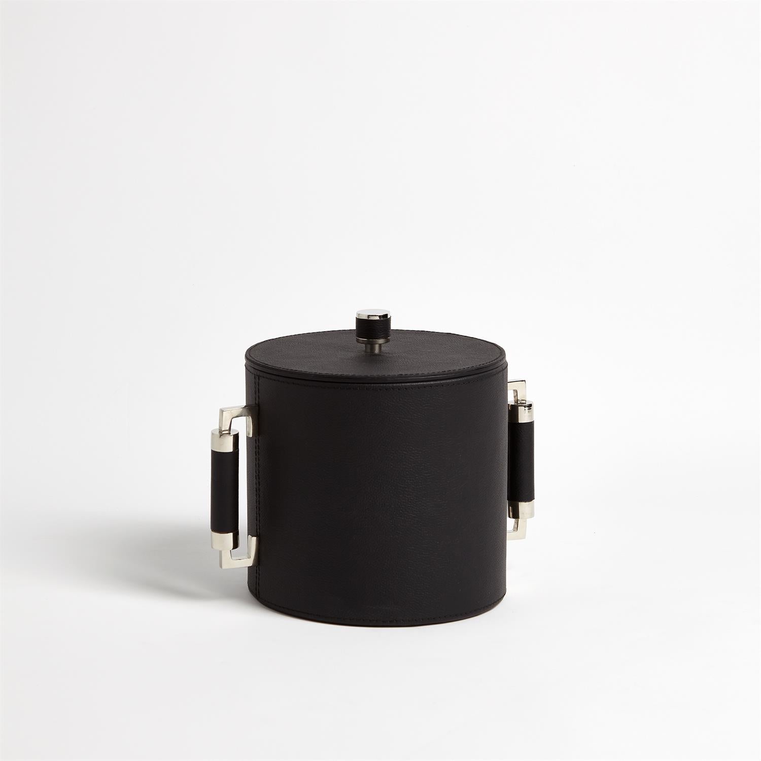 Leather Wrapped Ice Bucket