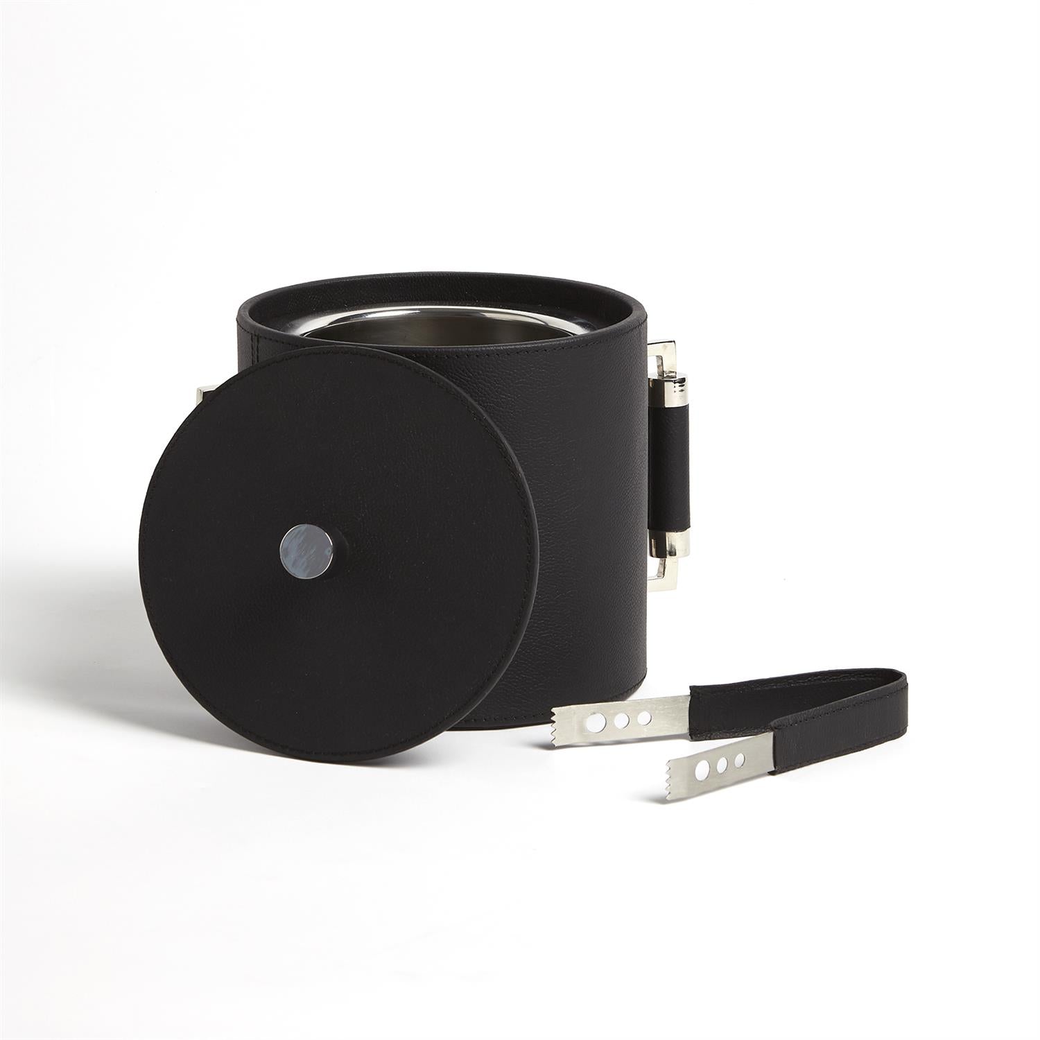 Leather Wrapped Ice Bucket