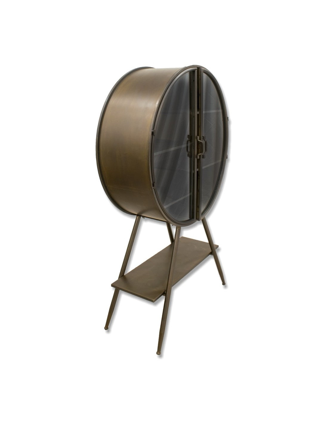 Round Metal Industrial Cabinet