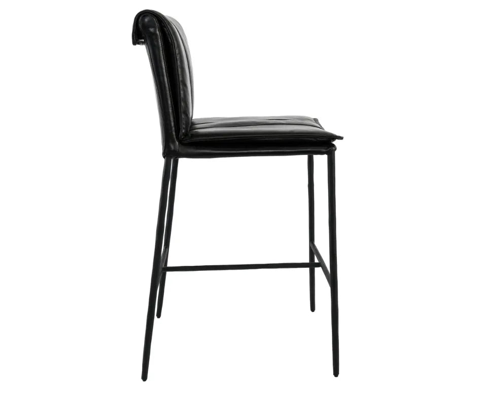 Mayer Leather Stool