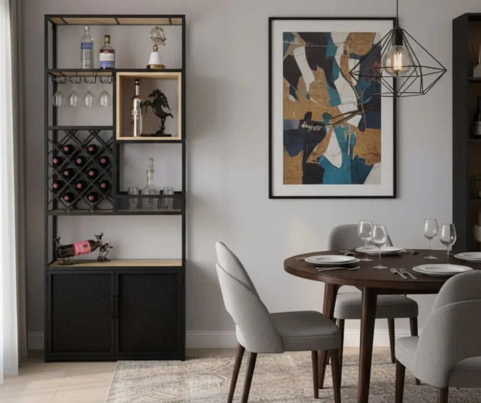 Milan Single Wine Bar Cabinet
