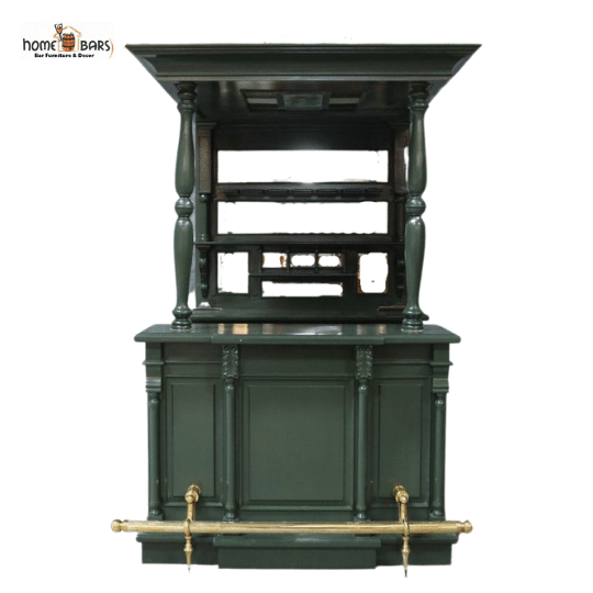 olive green bar cabinet