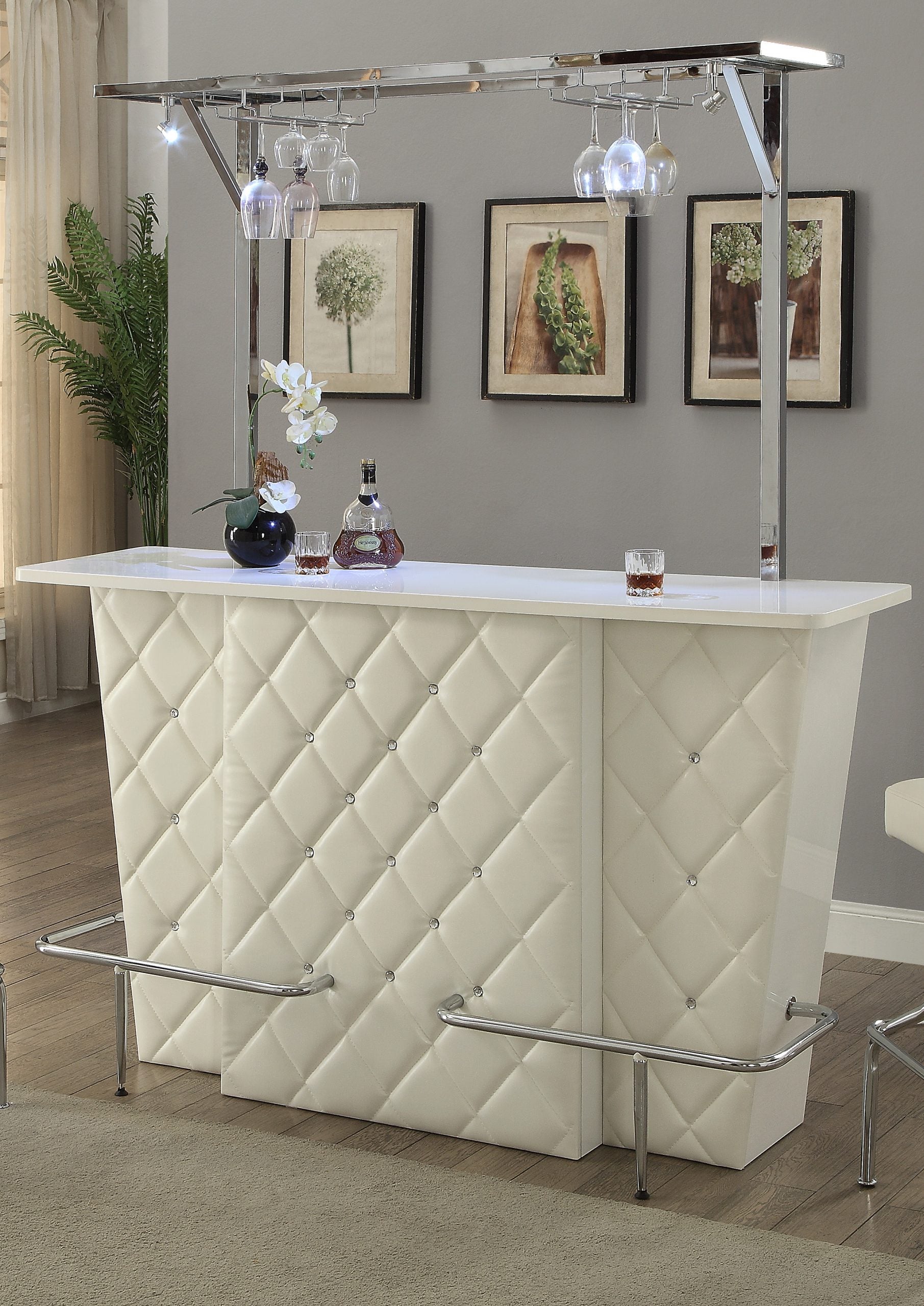 White Pearl Bar Counter