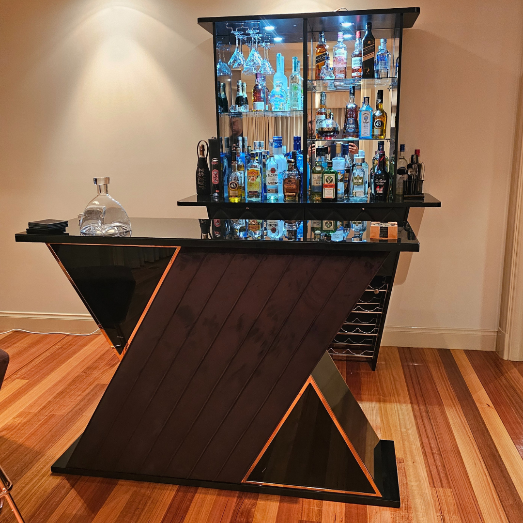 Pearl Bar Cabinet - Black