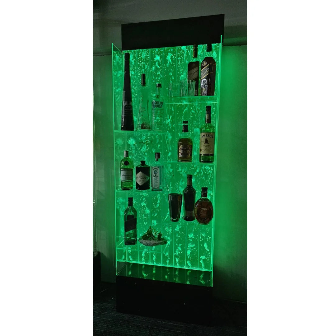 Bar cabinet water feature