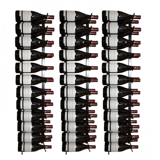 Wine Rack 2 bottle Deep Wall Mounted holds 24 Bottles
