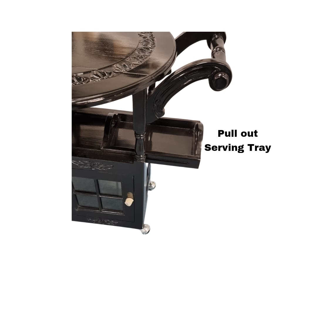 Flip Top Art Deco Bar Cart