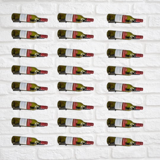 Single Wall Mounted Metal Wine Rack
