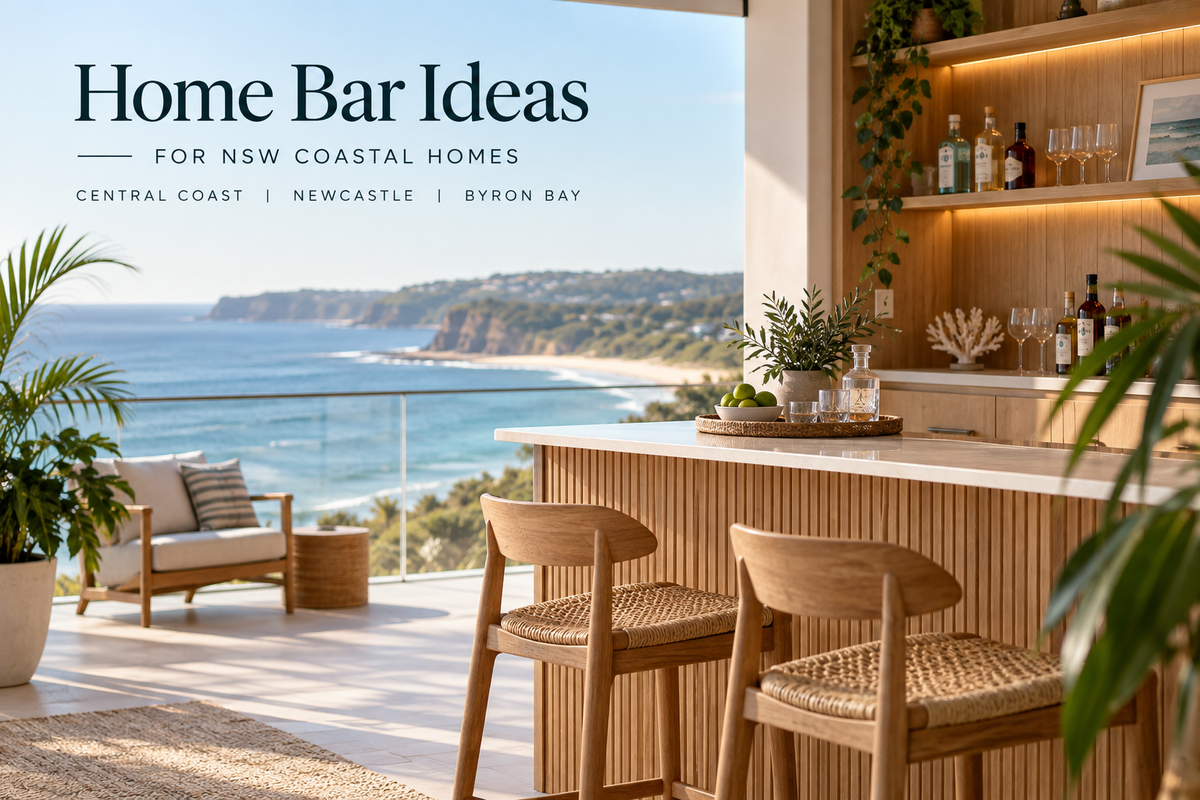 Home Bar Ideas for NSW Coastal Homes: Central Coast, Newcastle & Byron Bay