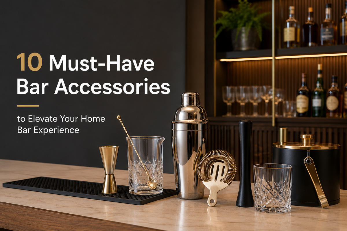 10 Must-Have Bar Accessories to Elevate Your Home Bar Experience