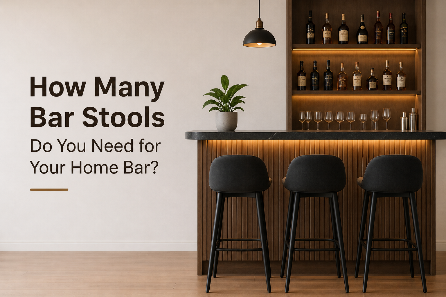 How Many Bar Stools Do You Need for Your Home Bar?