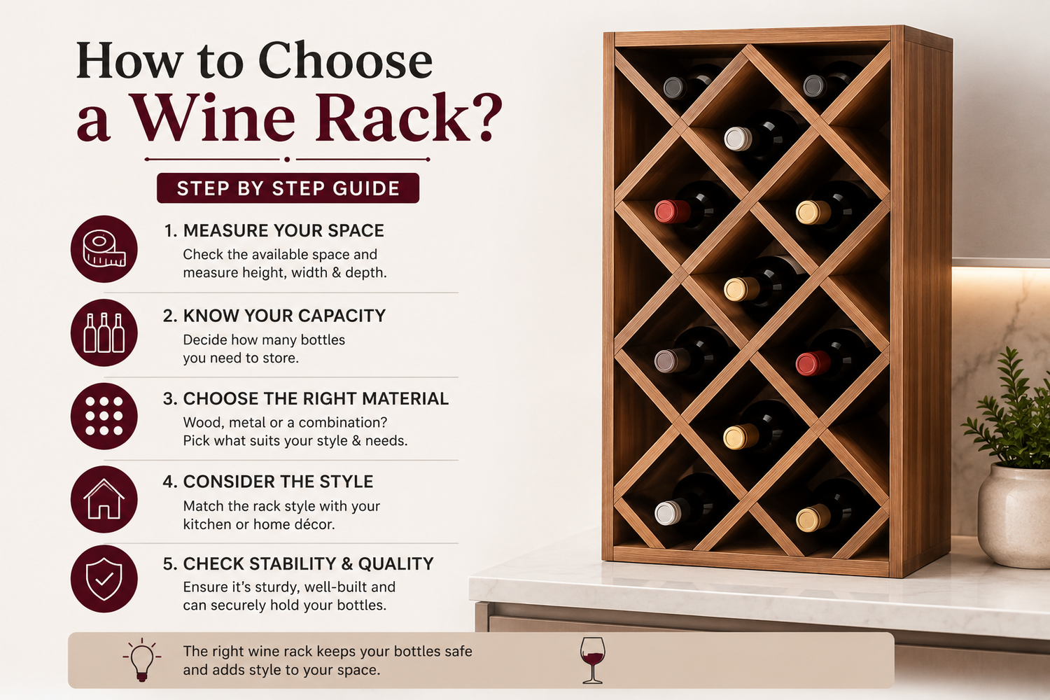 How to Choose a Wine Rack? – A Step-by-Step Guide