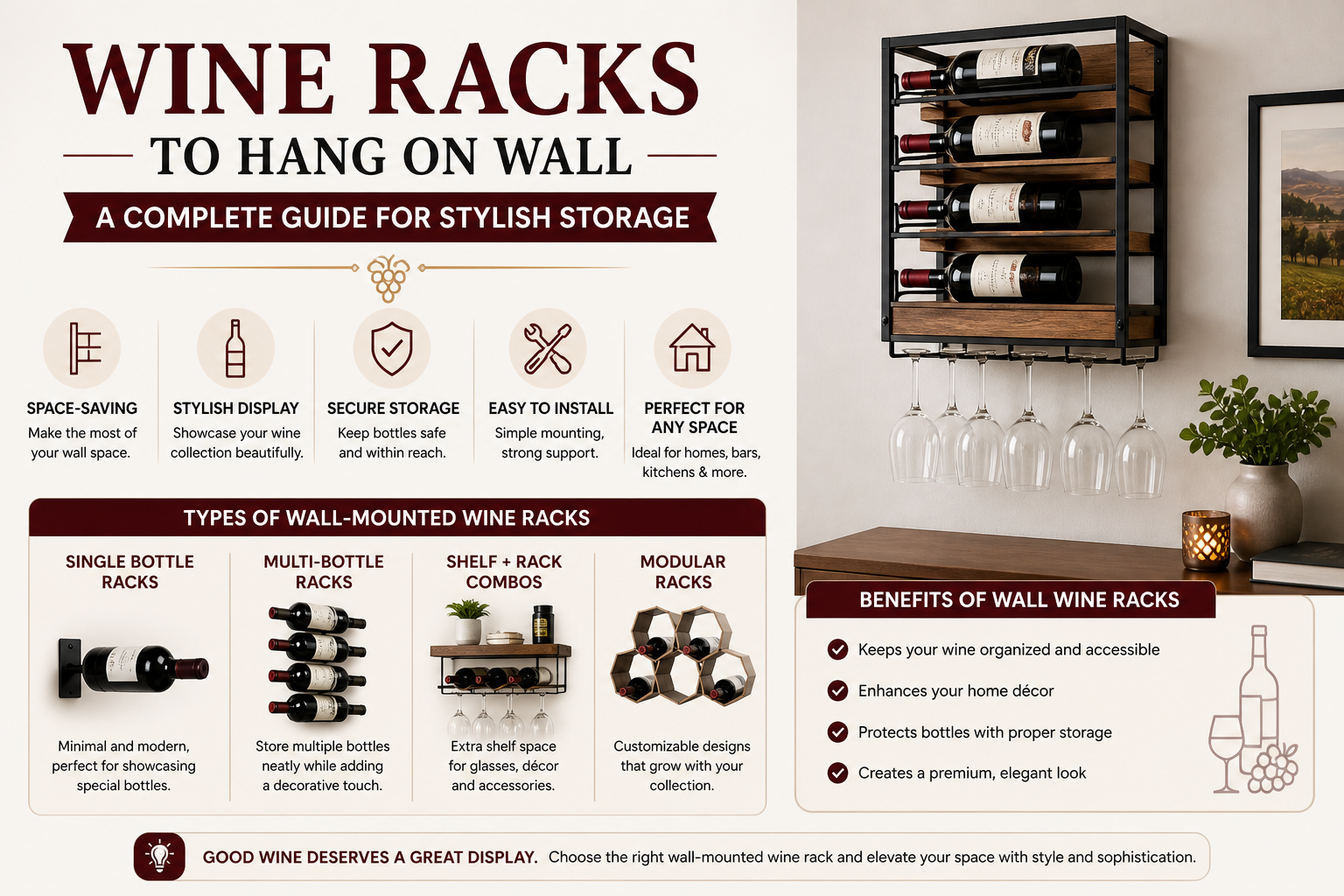 Wine Racks to Hang on Wall – A Complete Guide for Stylish Storage