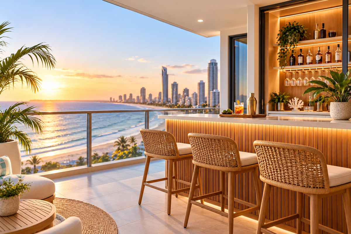 Beachside Home Bar Ideas for Gold Coast Apartments