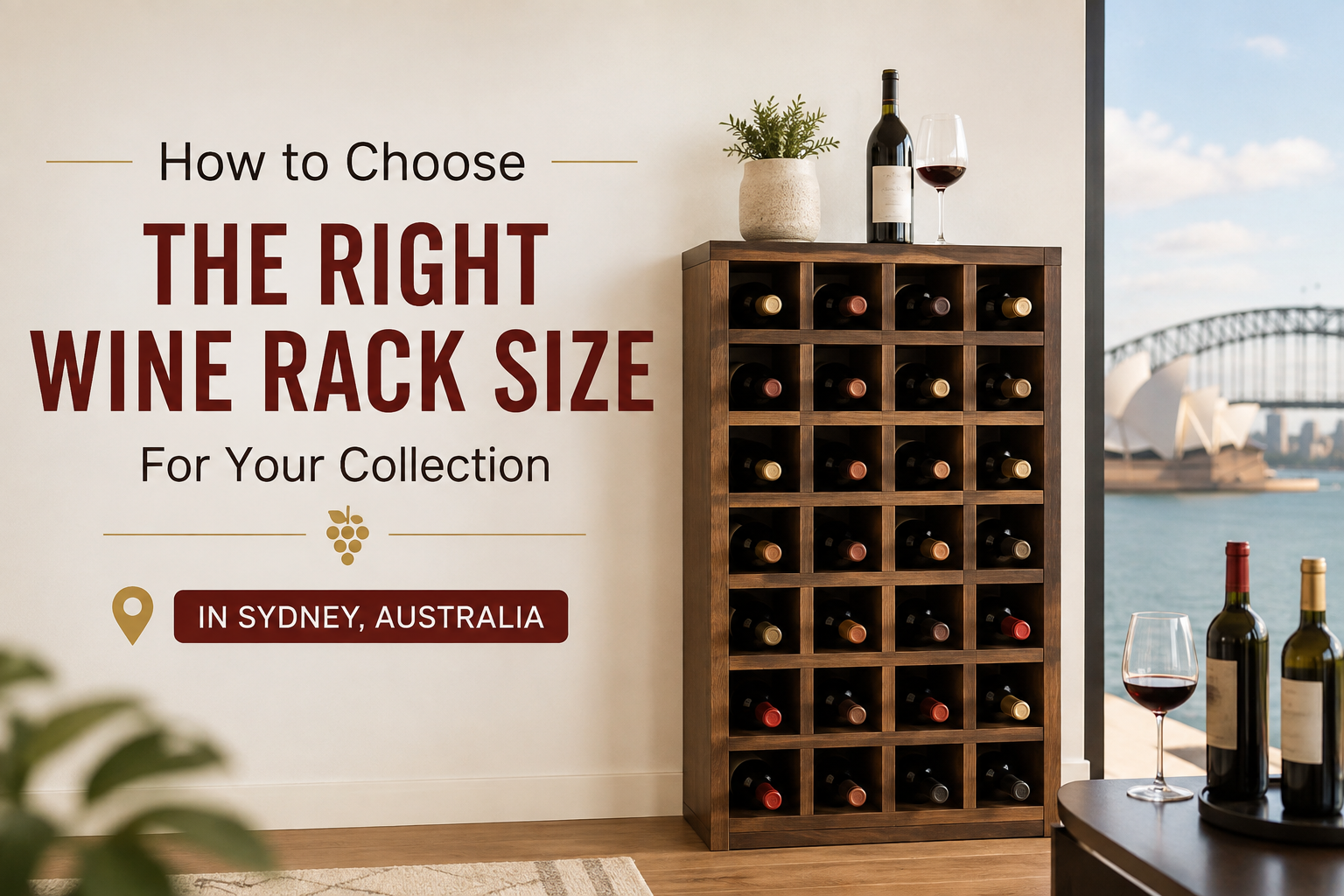How to Choose the Right Wine Rack Size for Your Collection in Sydney, Australia