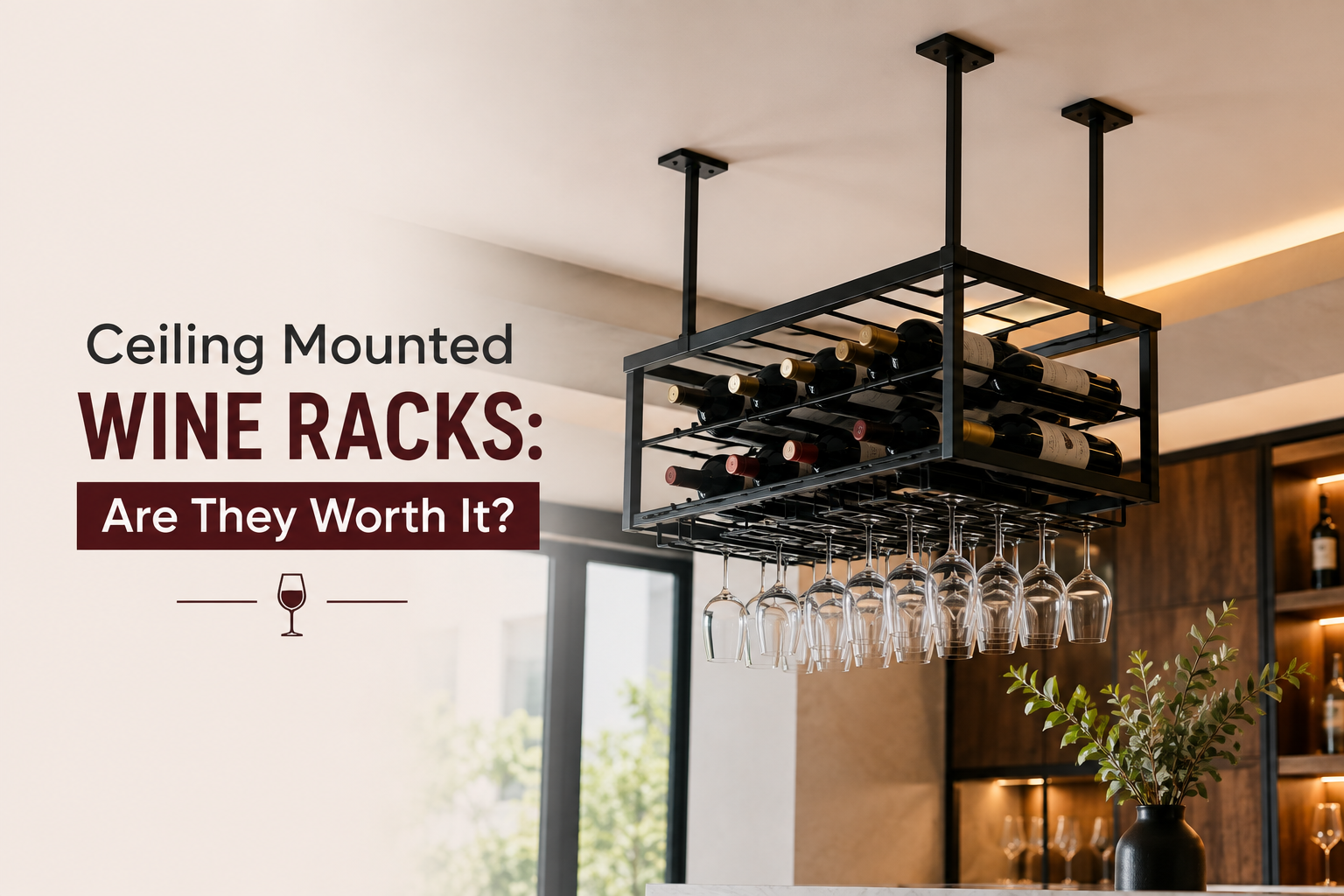 Ceiling Mounted Wine Racks: Are They Worth It?