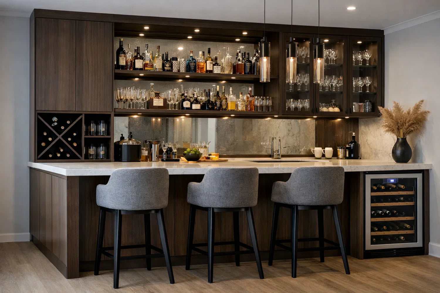 Bar Counter and Cabinets in Laverton – Stylish Storage for Modern Homes