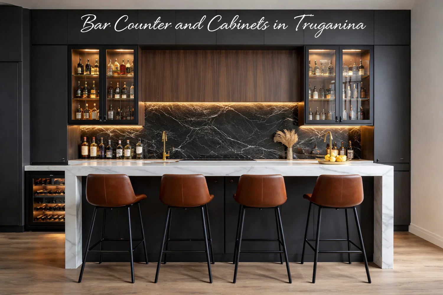 Bar Counter and Cabinets in Truganina – Stylish Home Bar Furniture for Modern Homes