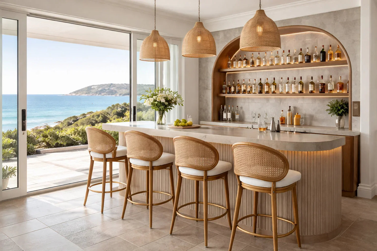 Bar Counter in Victor Harbor, Australia – Stylish Home Bar Ideas