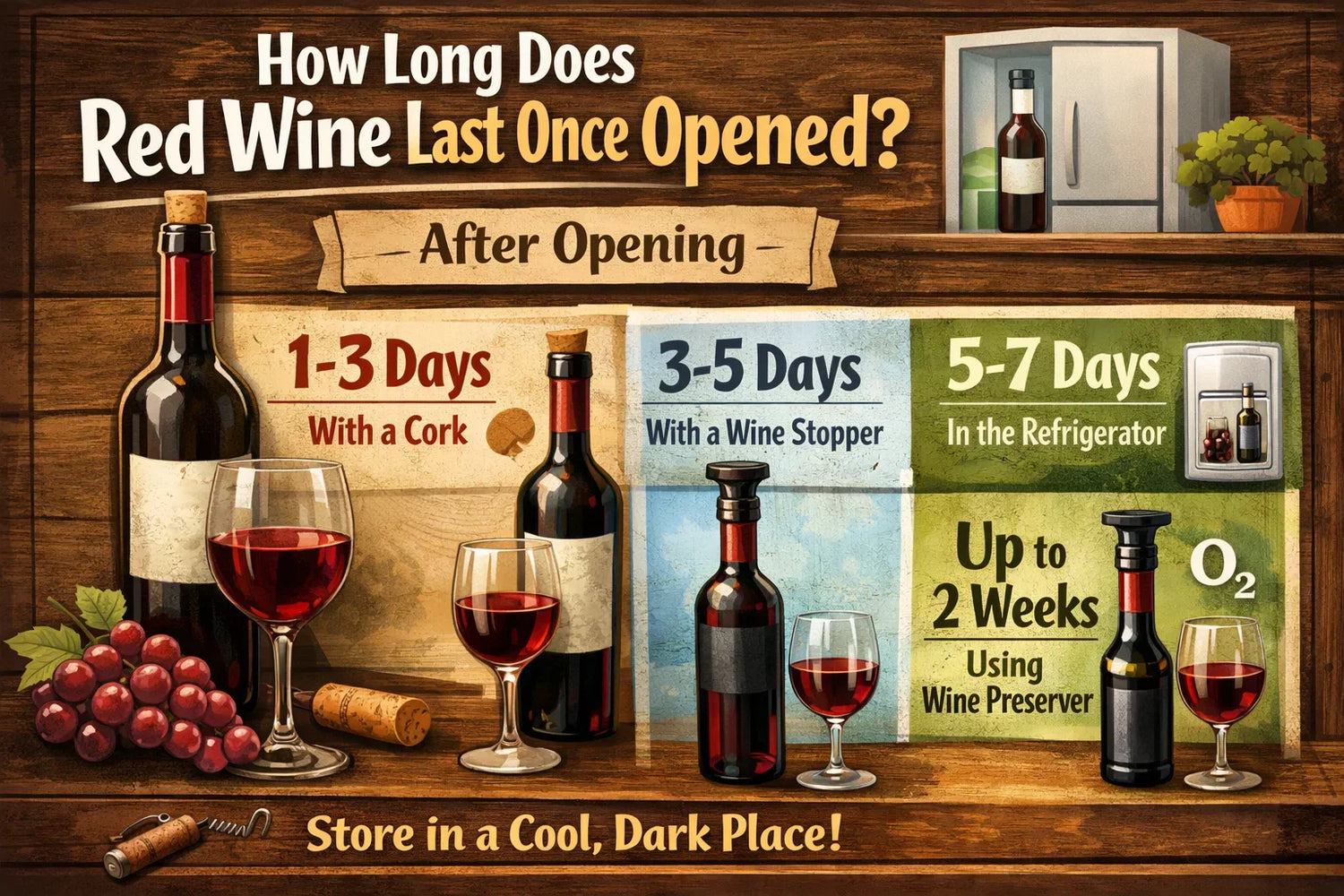 How Long Does Red Wine Last Once Opened?