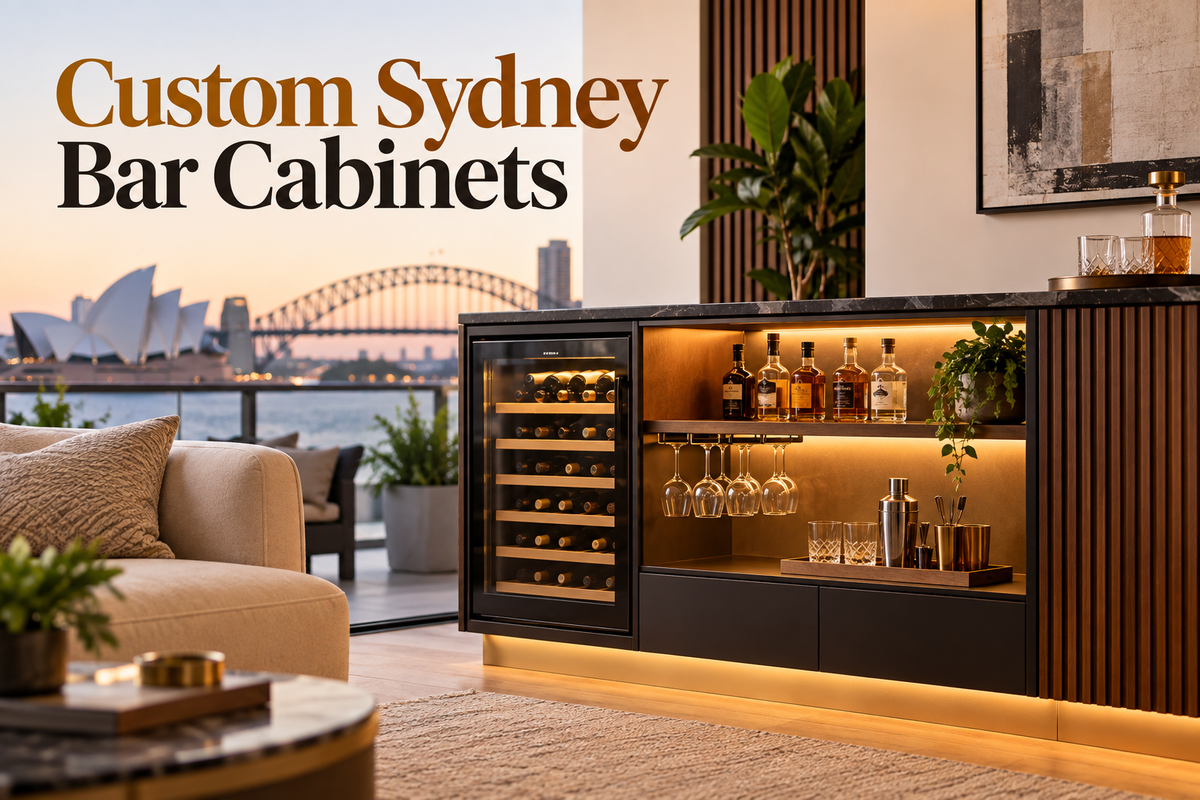 Custom Sydney Bar Cabinets: Design Ideas for Small and Large Spaces
