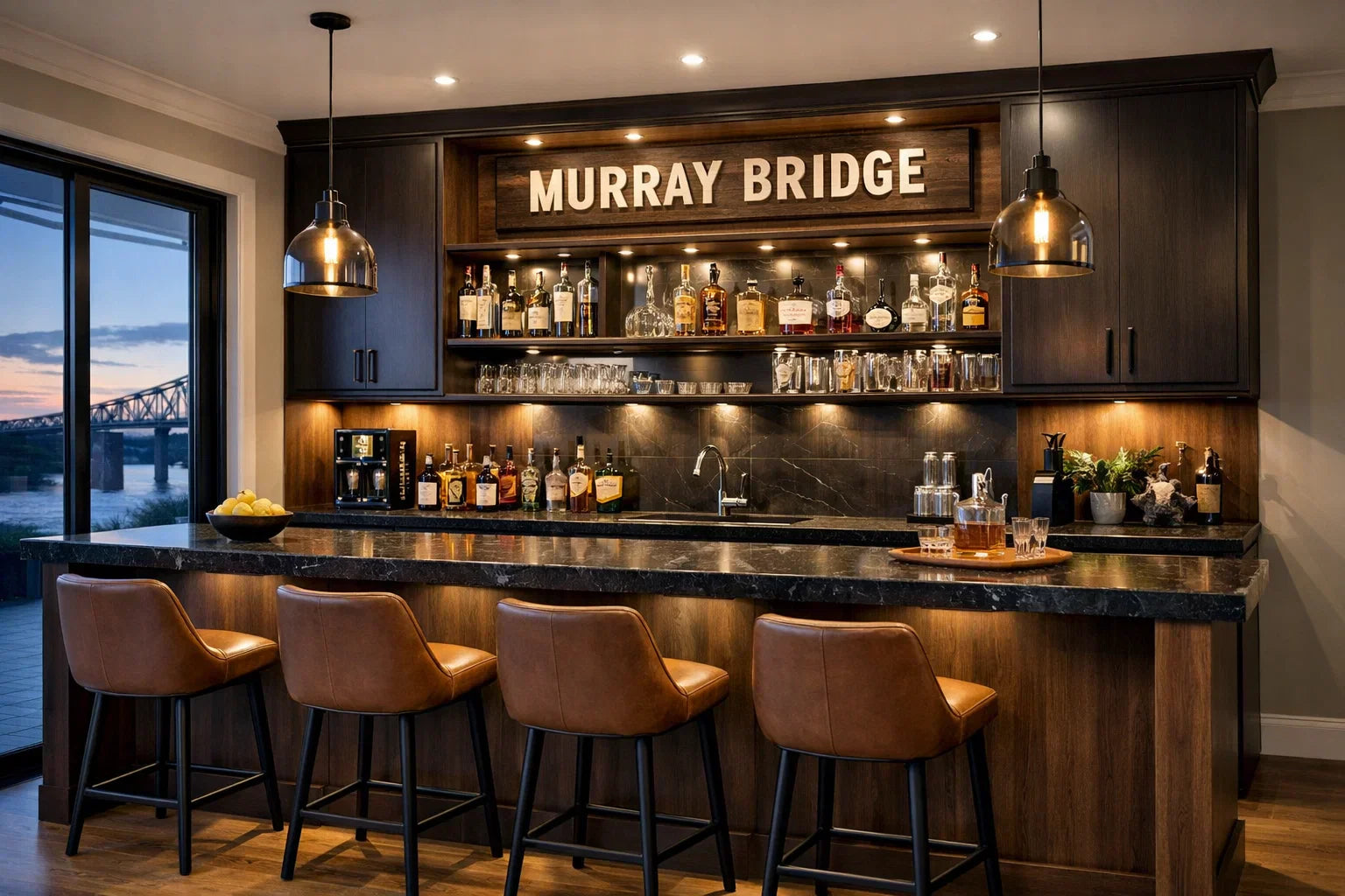 Bar Counter in Murray Bridge - Stylish Home Bar Cabinets in Murray Bridge Australia
