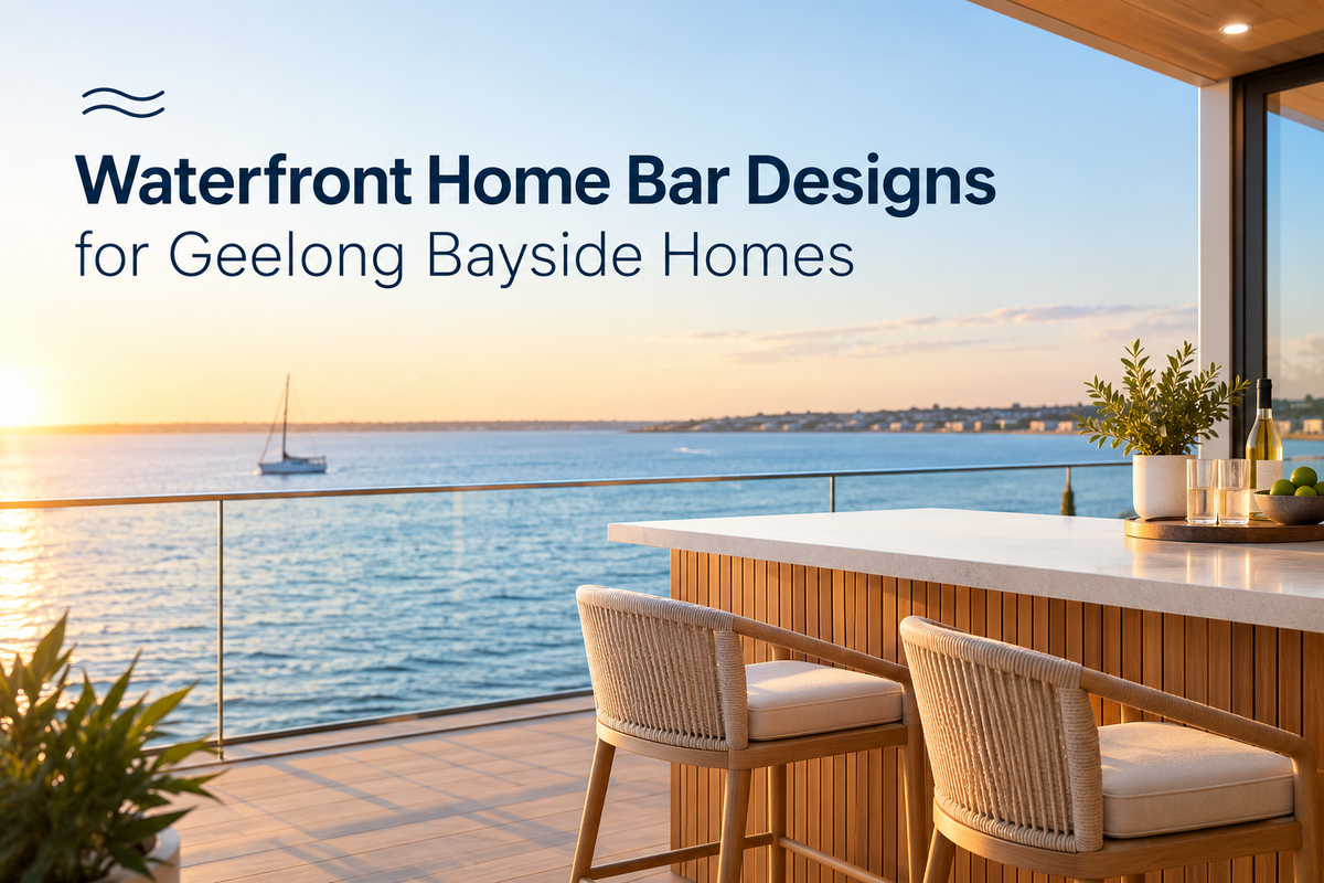 Waterfront Home Bar Designs for Geelong Bayside Homes